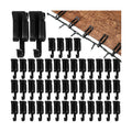 Zonon 100 Pcs Christmas Lights Metal Clips, Gutter Clips for Lights