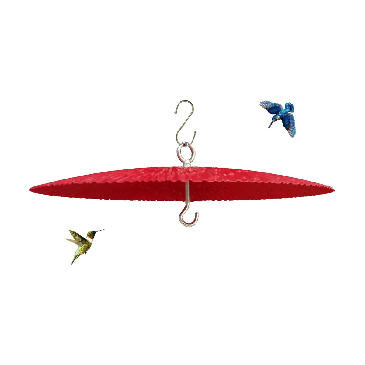 13" Bird Feeder Baffle, Metal Hummingbird Feeder Rain Guard, Shade Cover