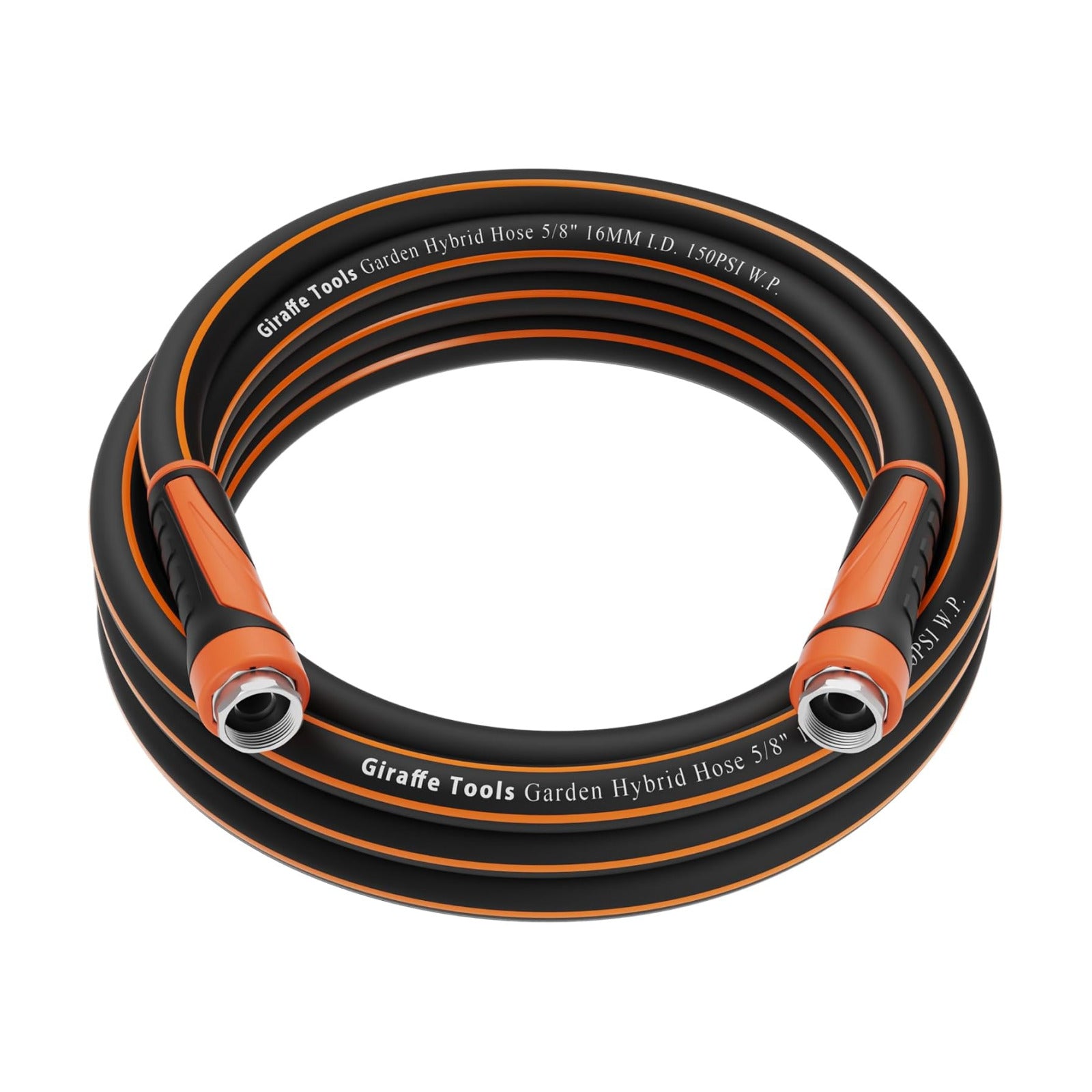 Giraffe Tools Garden Hose 5/8", 15ft Short Leader Hose | Water Hose Heavy Duty, Flexible, Lightweight Hybrid Hose with