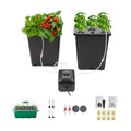 DWC 2 Hydroponic Buckets Kit for Plants, Hydroponics Growing System for Herbs/Tomato/Vegetables, DWC System with Air
