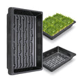 Sckee Upgraded 10 Pack Plant Growing Trays Seed Starting Tray Microgreens Growing Trays Seedling Plant Germination