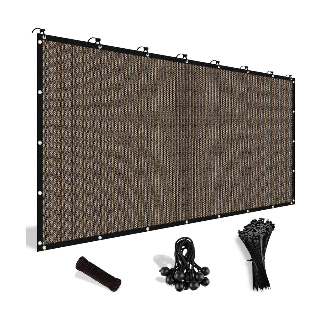 Shade&Beyond Customized Size 90% Sun Shade Cloth with Grommets, 08' X 10' Pergola Shade Cover Canopy, Mesh Tarp Sun