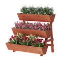 viewcare Raised Garden Bed, 3 Tier Vertical Garden Planter for Indoor & Outdoor, Raised Planter Box with Legs, Garden
