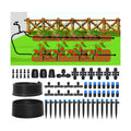 MIXC 230FT Quick-Connect Drip Irrigation System Kit, Automatic Garden Watering System with 1/4" & 1/2" Fast-Lock Tubing