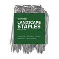GROWNEER Landscape Staples 6 Inch, 500 Pack 11 Gauge Ground Stakes, Galvanized Steel Garden Spikes Bulk Pack for Large