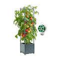 Tomato Planter Box with Trellis 41.3", Tomato Garden Bed with Planters Cage | Raised Garden Bed, Tomato Planter Box