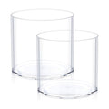 JYPS Clear Plastic Flower Vase Centerpiece Set