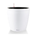 Dexceder 13x12 Self Watering Planter with Wheels (White Matte)