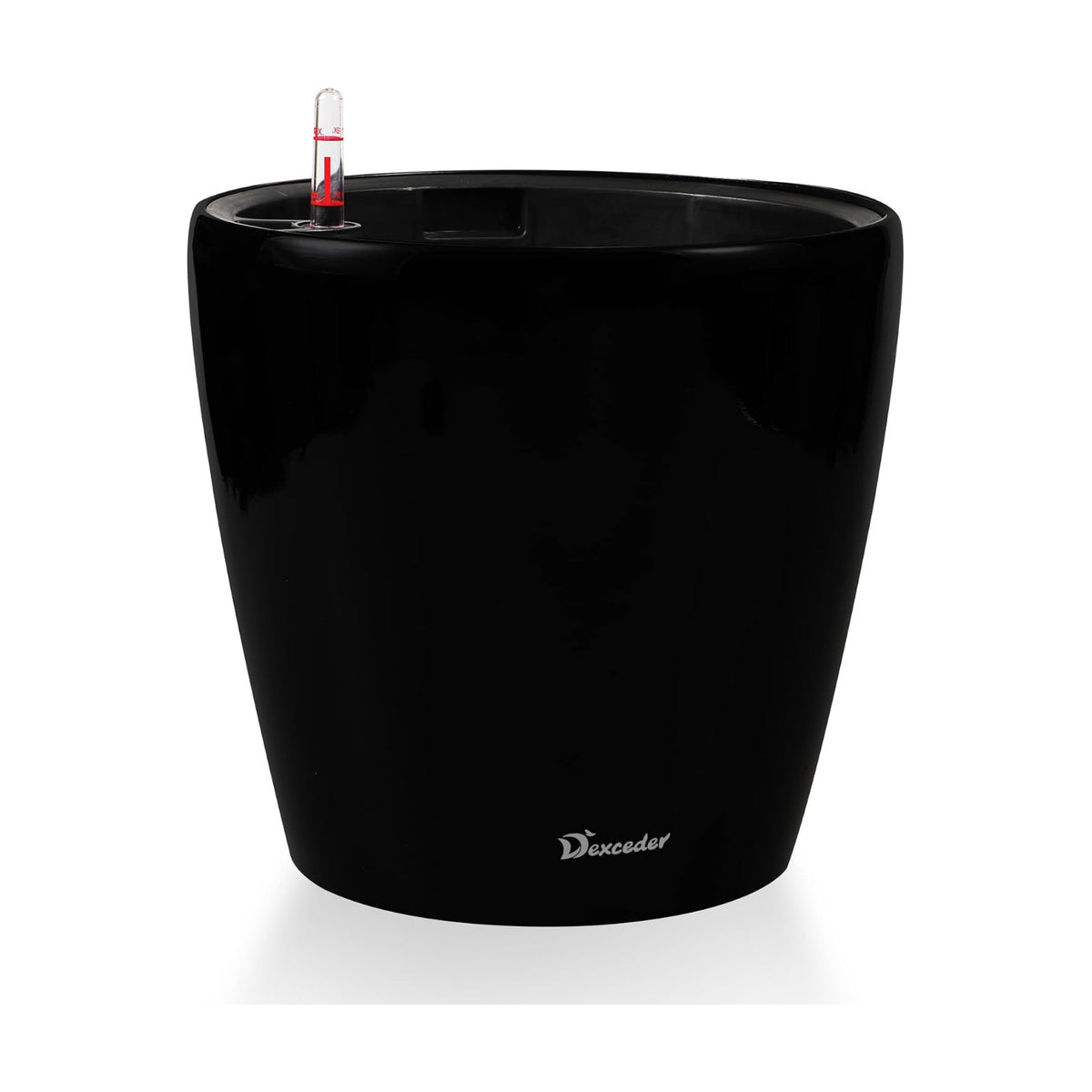 Dexceder 13x12 Self Watering Planter with Wheels (Black Matte)
