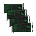 Ganeen 4 Pack Seedling Heat Mat for Seed Starting with Temperature Adjustable Knob 10" x 20" Waterproof Heating Pad for