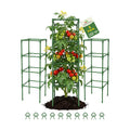 3 Pack Tomato Cages,Square Tomato Plant Stakes Support Cages Trellis for Garden Climbing Vegetables Flowers