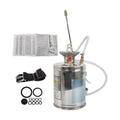 Heavy Duty Stainless Steel Sprayer, 1 Gallon Pump Sprayer, 4L Stainless Hand Pump Sprayer for Lawn, Garden Watering