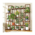 EnHomee 56" W Large Plant Stand with 13 Tiers, Living Room and Patio | Holds 18–22 Pots, Plant Lovers, Carbonized