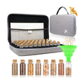 【80 Slots】 Seed Storage Organizer, Sturdy Seed Organizer Storage Box with Dual Zipper Bag and 84Pcs Label Stickers