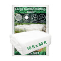 Garden Netting Pest Barrier, 10x50 FT Ultra Fine Mesh Insect Netting | Plant Cover for Raised Beds, Vegetables