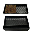 1020 Mesh Tray Soil Blocking Tray 1020 Trays Seedling Starter Trays 10 Pack Black 10x21 Inches for Microgreens