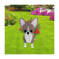 Chihuahua Dog Planter Pots, Animal Shaped Flower Pot | Cute Plant Gift for Women and Pet Lovers, Indoor Outdoor Garden