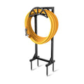 Pattiumo Garden Hose Holder Stand, Heavy Duty Freestanding Metal Hose Holder with 4 Spikes, Hose Reel Alternative Holds