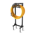 Pattiumo Garden Hose Holder Stand, Heavy Duty Freestanding Metal Hose Holder with 4 Spikes, Hose Reel Alternative Holds