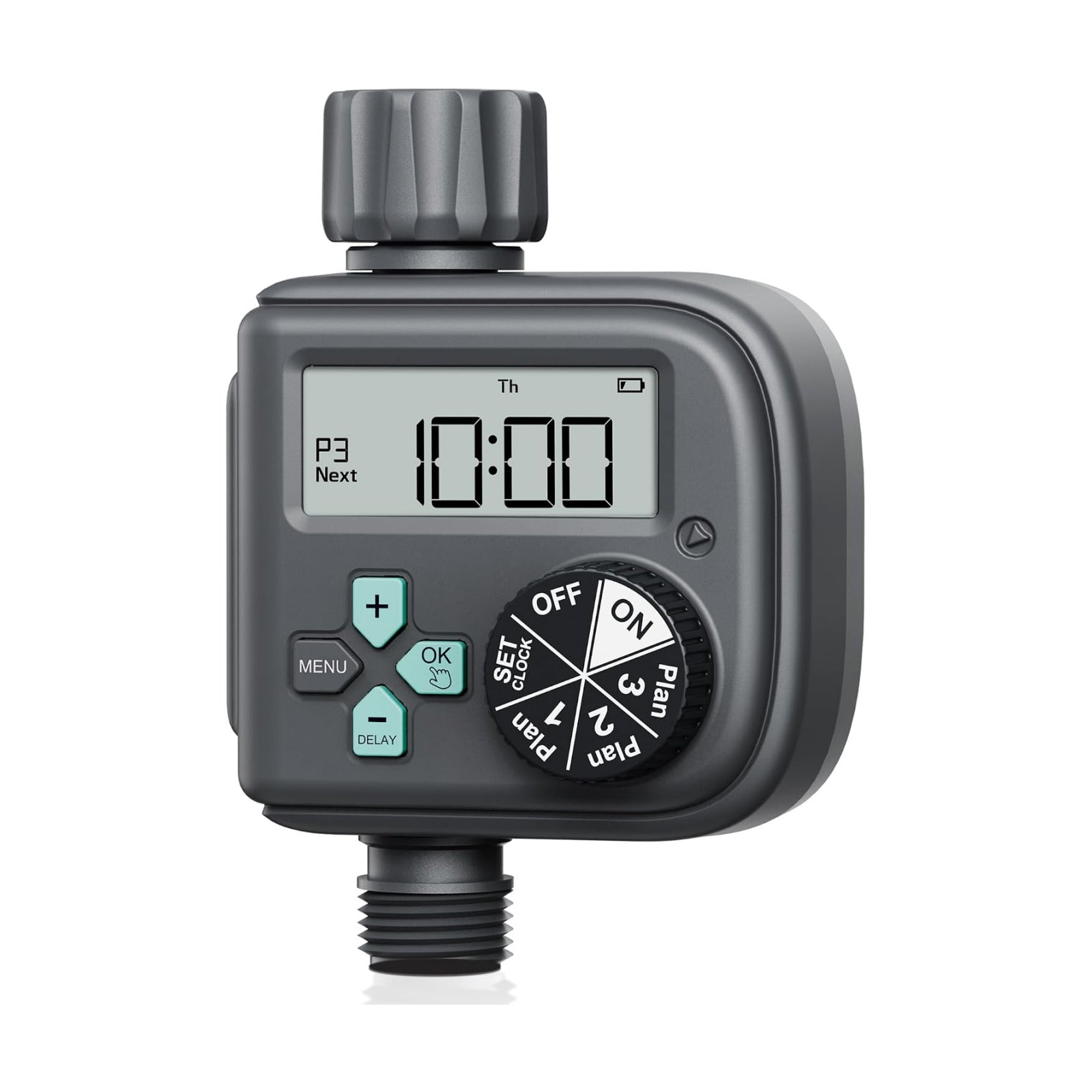 RAINPOINT Sprinkler Timer with 3 Independent Programs, Hose Timer with Rain Delay/Manual/Automatic Irrigation System