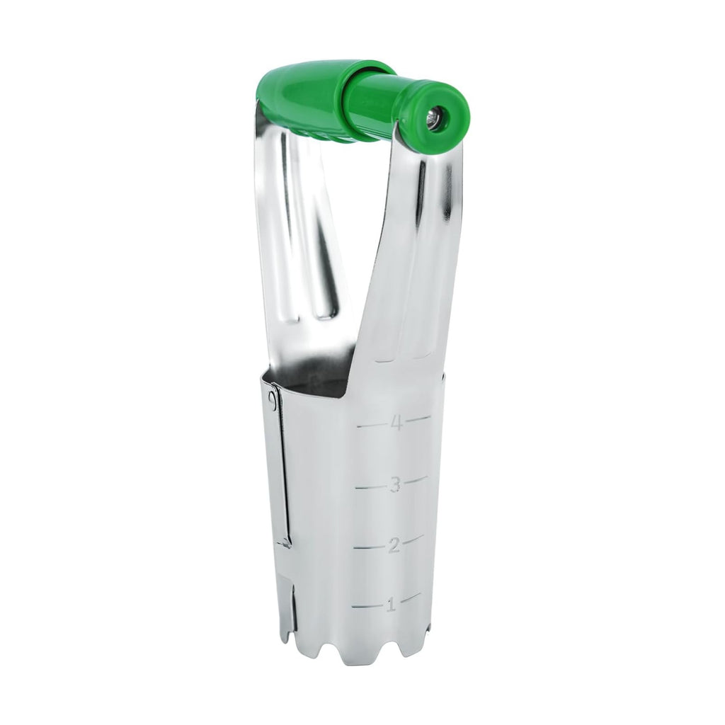 Bulb Planter with Depth Markers, Automatic Soil Release Transplanter