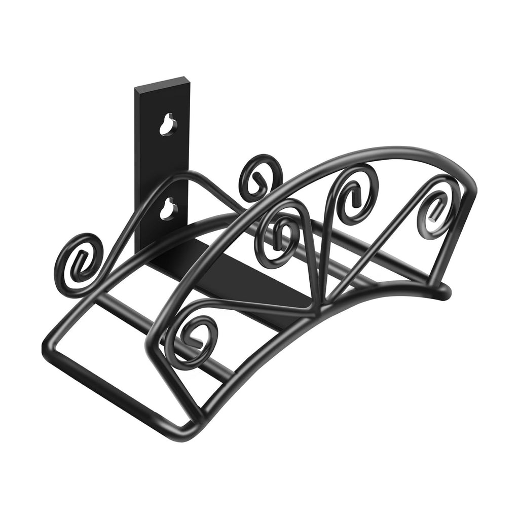 TomCare Garden Hose Holder, Heavy Duty 150 ft Capacity Hose Hanger | 7 mm Solid Metal Rod, One-Piece Welded Decorative