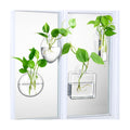 4 Pcs Wall Hanging Planter Wall Window Propagation Station Hanging Planter Glass Terrarium Container Plant Propagation