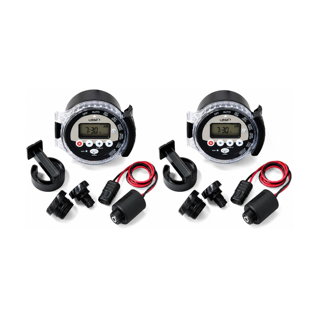2-Pack Orbit 57865 Battery-Operated Sprinkler Timer - Convenient Automated Watering Device (2 Total timers)