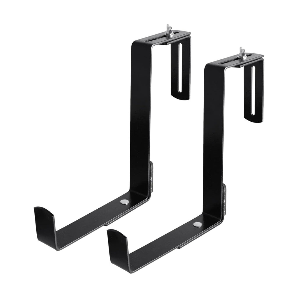 Kisangel Flower Pot Bracket Wall Planter Hook for Balcony Railing Adjustable Plant Hooks for Deck Boards Outdoor