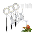 Plant Lights for Indoor Growing, Full Spectrum Grow Light with 48 LEDs, 5 Dimmable Levels Super Bright Halo Grow