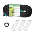LINEX Flat Soaker Hose 1/2" x 50 ft with Stake for Garden Beds Drip Sprinkler Irrigation Hose Heavy Duty Saving 80%