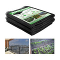 10x20ft Strong PP Nanocomposite Mosquito Net Garden Netting, Black | Clear View, Ultra-fine Mesh, Tear-resistant, Bird