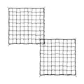 2 Pack 5x5 ft Elastic Trellis Netting for Grow Tent, Heavy Duty Plant Support Net with Steel Hooks and 100 Zip Ties