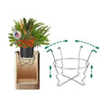 The DropNPlanter/Premium Adjustable Patented Design-Rubber Tips-Stable Fit in The TOP/Flower Pot Openings from 12-18