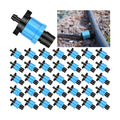 Frienda 100 Pcs Drip Tape Connector Fittings, Locks 1/4" Barb for 5/8" Drip Irrigation Fitting Kit Irrigation Tubing