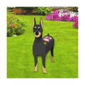 Doberman Dog Planter Pots, Animal Shaped Flower Pot | Cute Plant Gift for Women and Pet Lovers, Indoor Outdoor Garden
