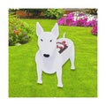 Bull Terrier Dog Planter Pots, Animal Shaped Flower Pot | Cute Plant Gift for Women and Pet Lovers, Indoor Outdoor