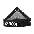 30% Shade Cloth for Plant, Black 8FT x 16FT Outdoor Shade Tarp, Shade Cover with Upgrade Grommets and Zip Ties, Netting