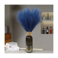 Wertuirk 9 Stems Blue Pampas Grass - 38 Inch Tall Faux Pompous Grass Decor