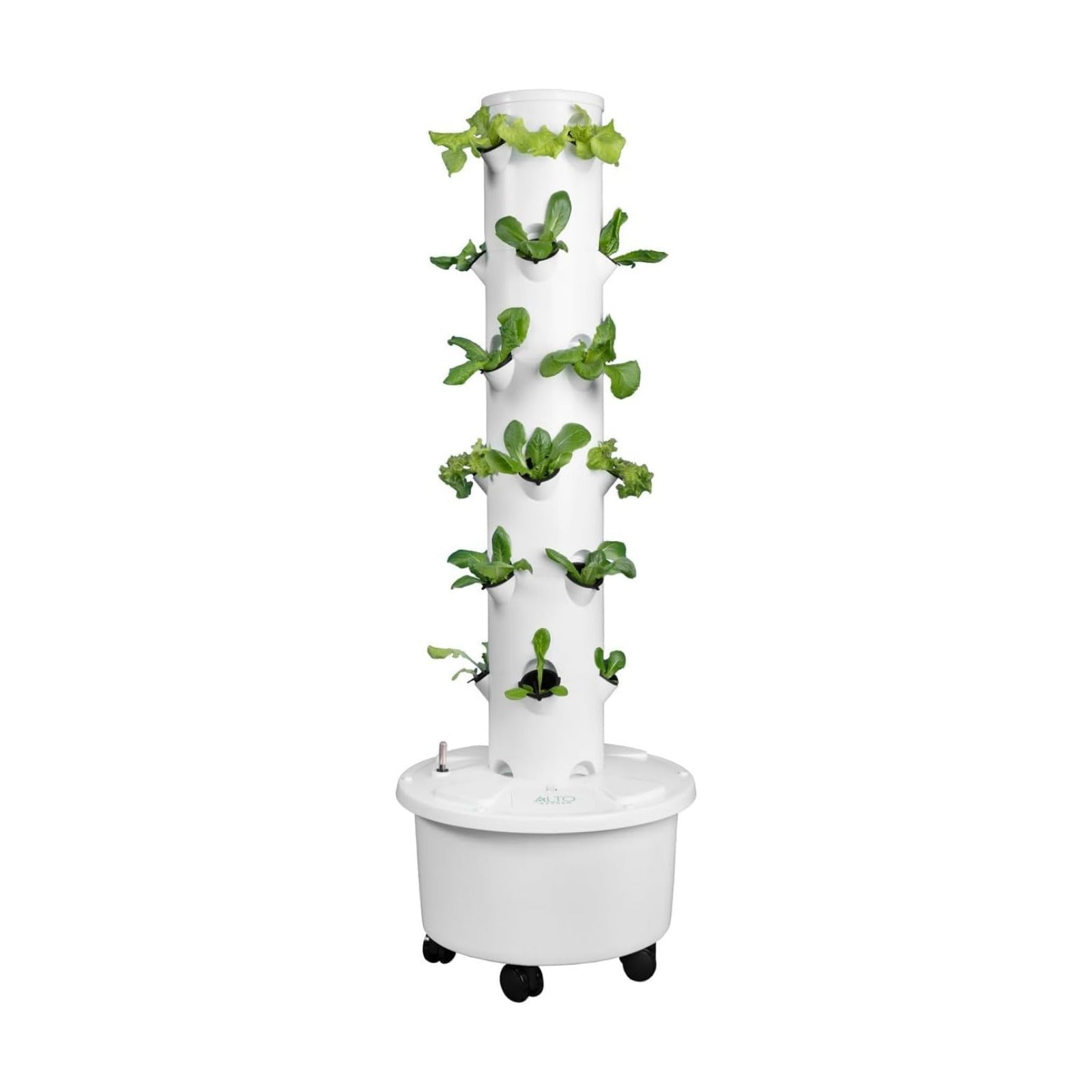 GX Hydroponic Tower | Vertical Planter Tower | Hydroponics Growing System Kit | Food Grade with 24 Net Pots (Without