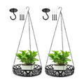 Plant Hanger, 2pcs Metal Hanging Plant Shelf Decorative Planter Flower Pots Holder for Indoor Outdoor, Modern Plant