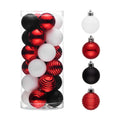Valery Madelyn Small Christmas Tree Decorations Ball Ornaments 24ct 1.57"