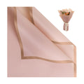 20 Sheet Flower Wrapping Paper-Waterproof Floral Bouquet Paper (Dark Pink)
