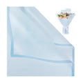 NESCCI 20 Sheet Flower Wrapping Paper (Translucent Light Blue)