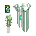 12 Pack 30 inch Plant Support Stakes, Heavy-Duty Half Round Peony Support, Garden Plant Stakes Cage for Outdoor Plants