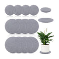 12Pcs Diatomaceous Earth Coaster 4/6/8inch Diatomite Plant Saucer Stone Plant Sourcer Instant Dry Water Absorbent