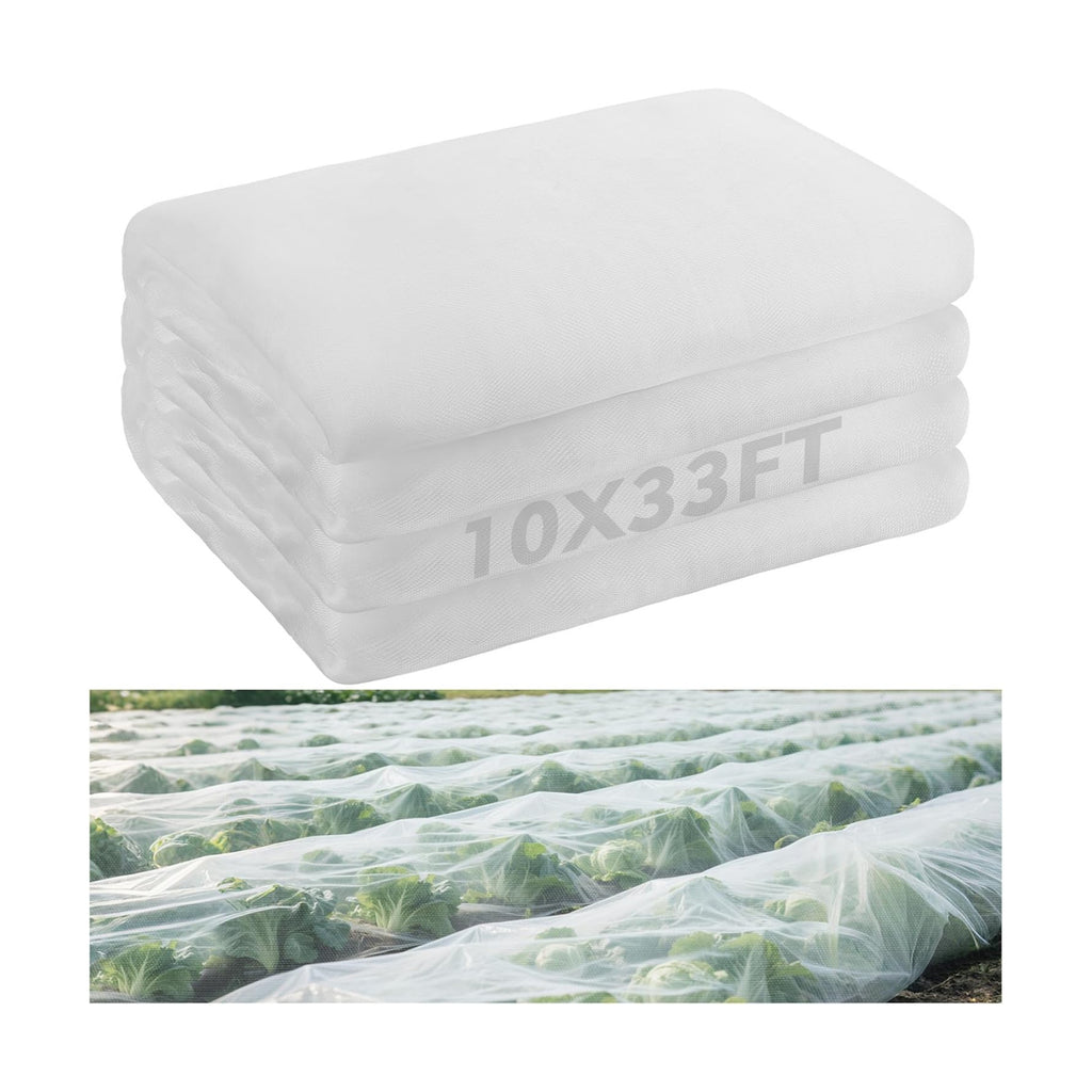 Alphatool 10x33ft Large Garden Netting, Ultra Fine Mesh Plant Covers