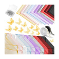 NESCCI 200 Sheet Flower Wrapping Paper (Translucent Multicolored)