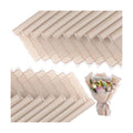 FUHITIM 20 Sheets Flower Wrapping Paper(Khaki)
