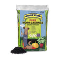 Wiggle Worm 100% Pure Organic Worm Casting Fertilizer, 30lb | Mineral-Dense Formula Improves Soil Fertility, Aeration &